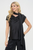 Blusa negra con lazo
