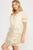 Vestido beige floral