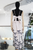 Vestido midi palmeras