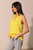 Blusa fluida verde limón