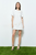 Vestido blanco flores 3D
