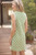 Vestido bordado verde