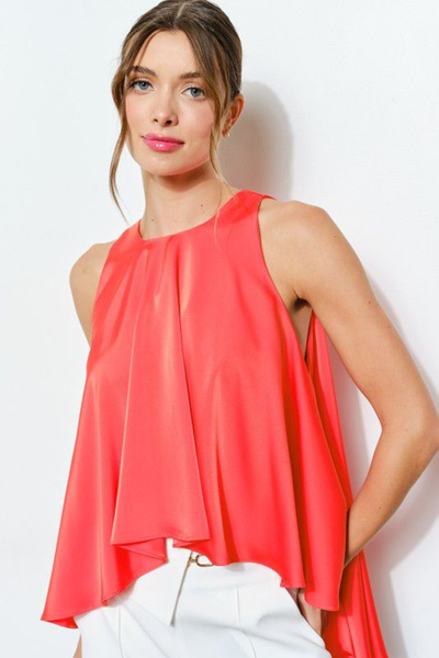 Blusa capas naranja