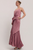 Vestido rosa plisado