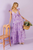 Vestido flores lila