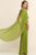 Vestido gasa verde