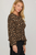 Blusa manga larga animal print