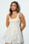 Vestido floral bordado