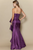 Vestido largo uva