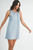 Vestido lino azul
