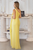 Vestido satín amarillo