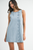 Vestido lino azul