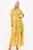Vestido mostaza bordado