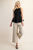 Blusa negra peplum
