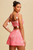 Conjunto hojas rosa