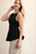 Blusa negra peplum