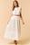 Conjunto blanco bordado