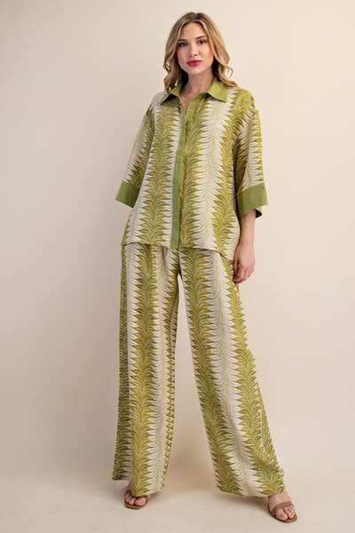 Conjunto verde olivo