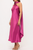 Vestido fucsia satinado