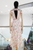 Vestido guipur coral