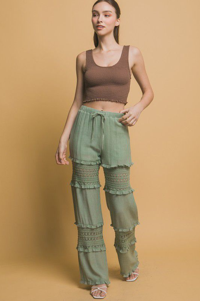 Pantalón verde pistache
