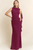 Vestido largo raspberry