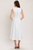 Vestido midi denim blanco