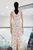 Vestido guipur coral