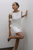 Vestido blanco flores