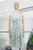 Vestido corto floral verde claro