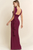Vestido largo raspberry