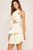 Vestido beige flor maxi