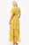 Vestido mostaza bordado