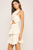 Vestido beige flor maxi
