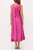 Vestido fucsia satinado