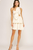 Vestido beige flor maxi