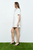 Vestido blanco flores 3D