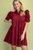 Vestido batita vino
