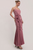 Vestido rosa plisado