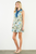 Vestido floral azul
