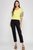 Blusa amarilla acanalada