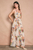 Vestido beige floral