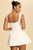 Vestido corto blanco