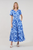 Vestido flores azul