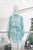 Jumpsuit print aqua
