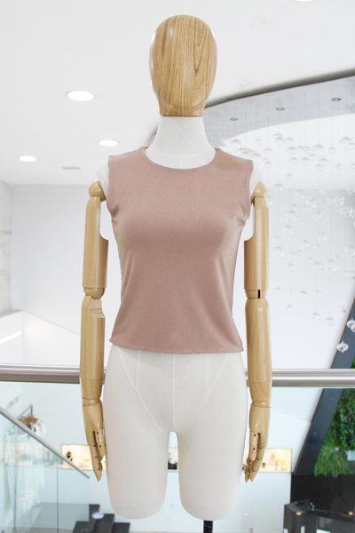 T-shirt básica beige
