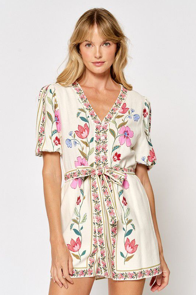 Jumpsuit algodón floral