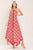 Vestido halter palmeras