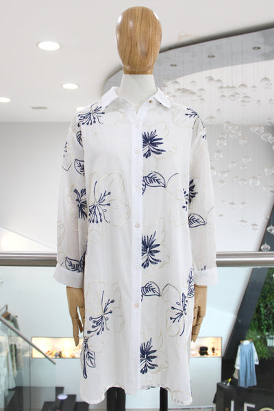 Vestido algodón floral