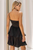 Vestido negro flor maxi